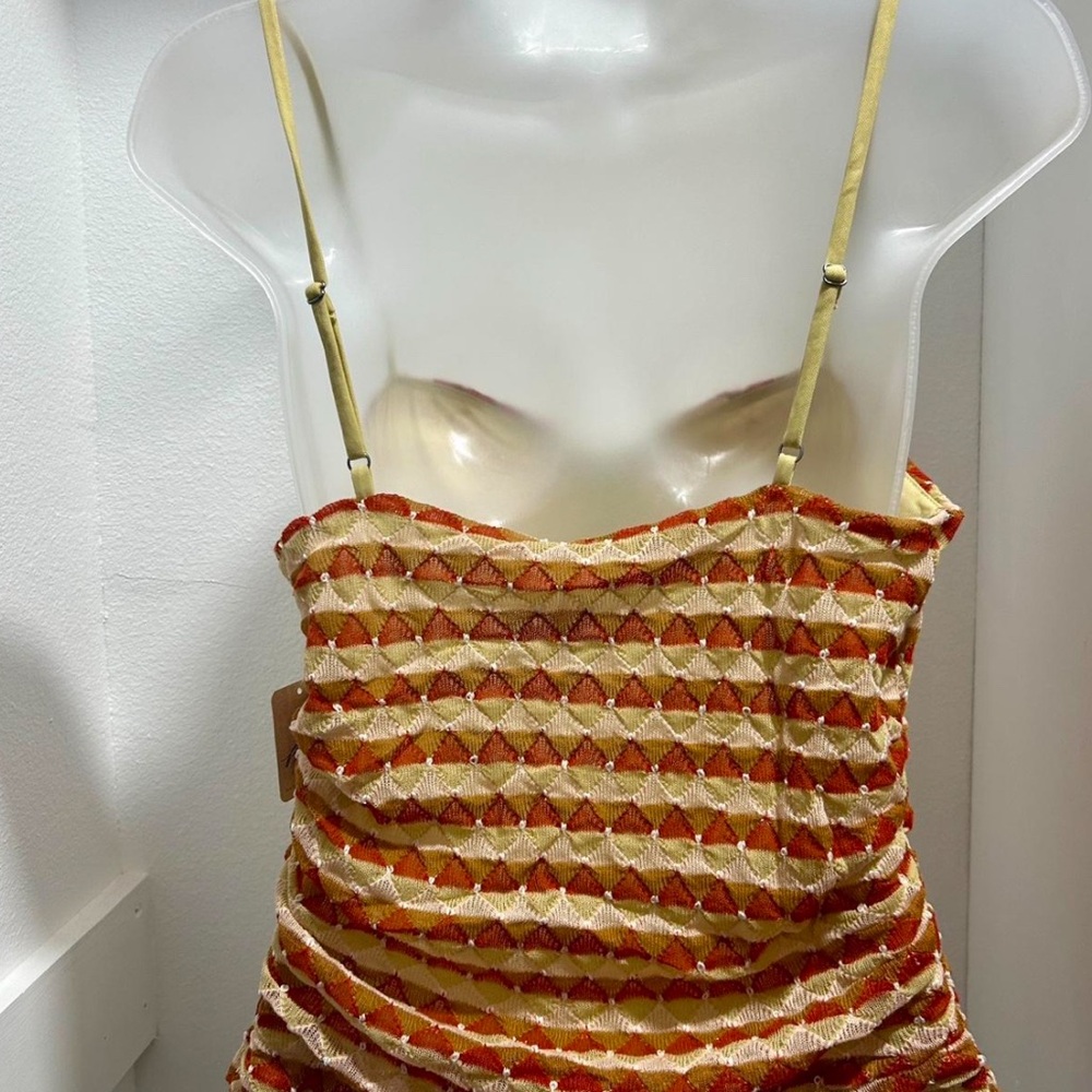 Free People Chic Geometric Patterned Camisole - image 3